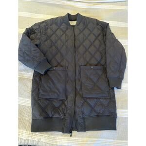 Black Lightweight Quilted Jacket